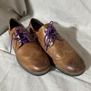Rockport leather oxfords EUC rubber soles size 10.5 men’s